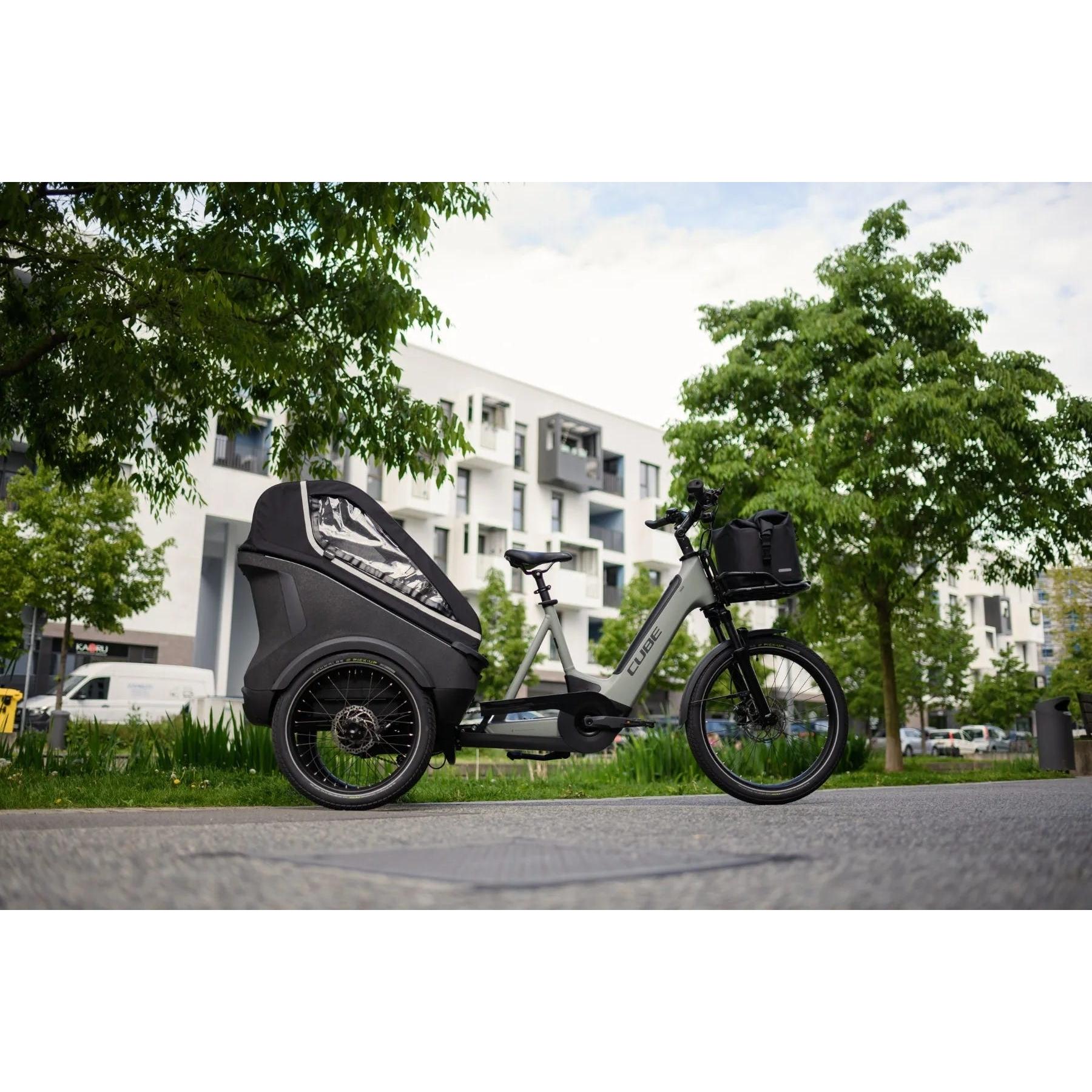 EX-DEMO Cube Family Hybrid 750 Electric Trike Swampgrey'n'Reflex