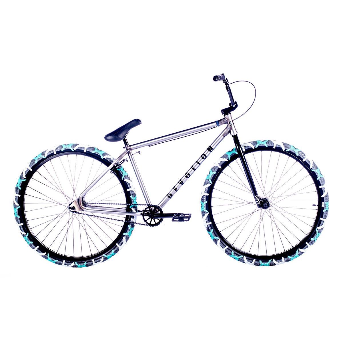 Cult Devotion 29'' Cruiser Bike Clear Raw/Camo Tyres