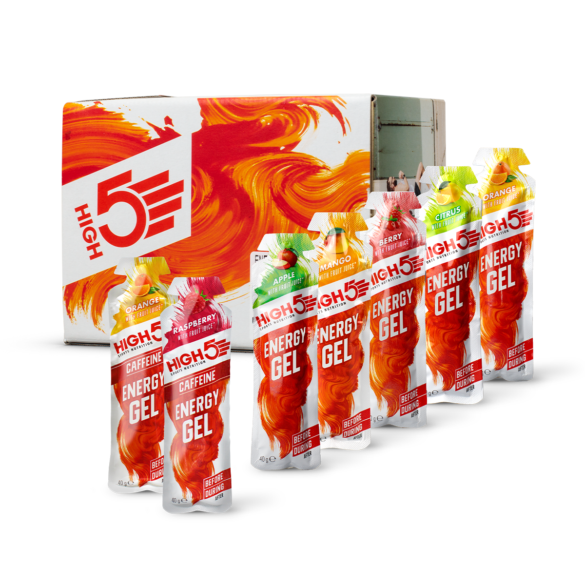 HIGH5 Energy Gel Mixed Pack Box of 20