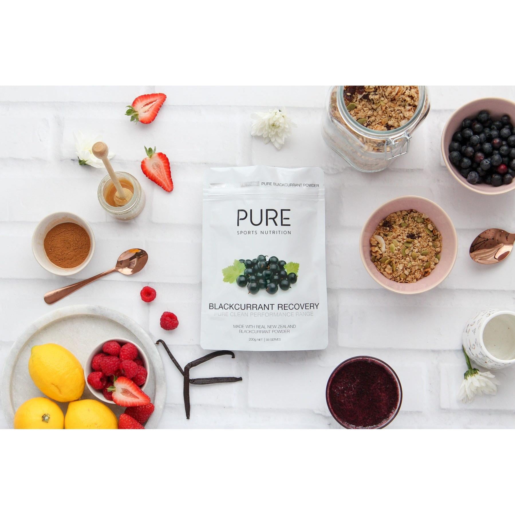 PURE Blackcurrant Recovery Powder 200g