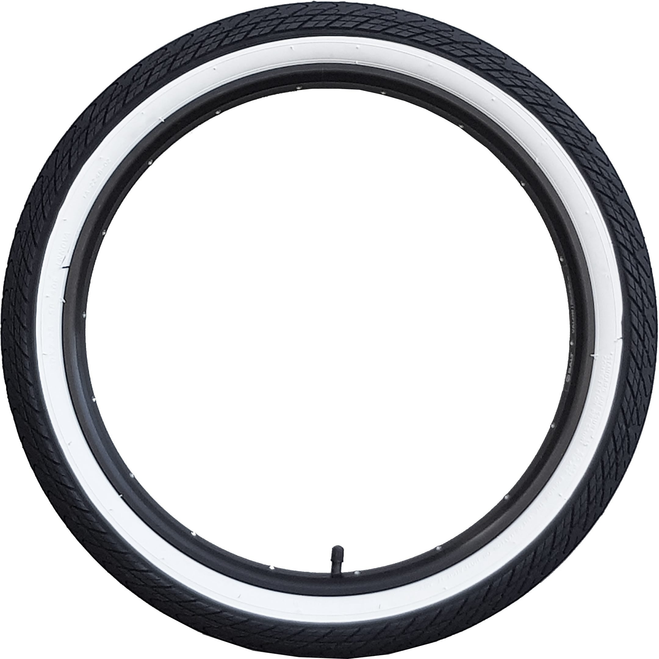 DRS Arrow FS BMX Tyre 20 x 2.25'' Black/Whitewall