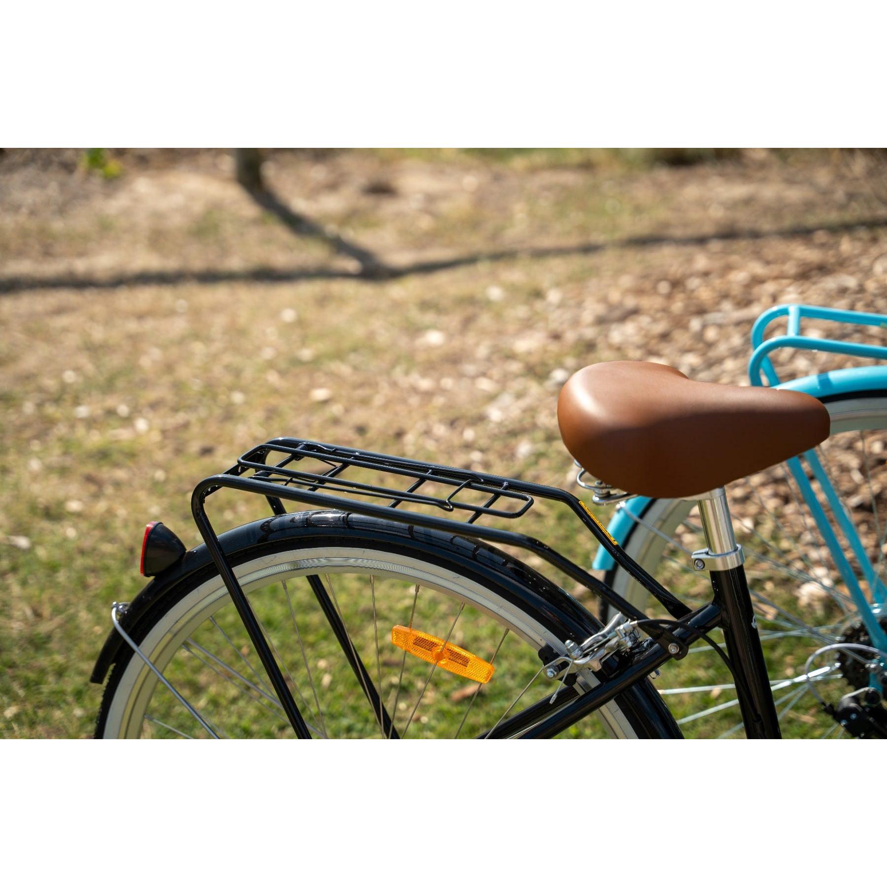 Pedal Uptown DLX Vintage Cruiser Bike Black