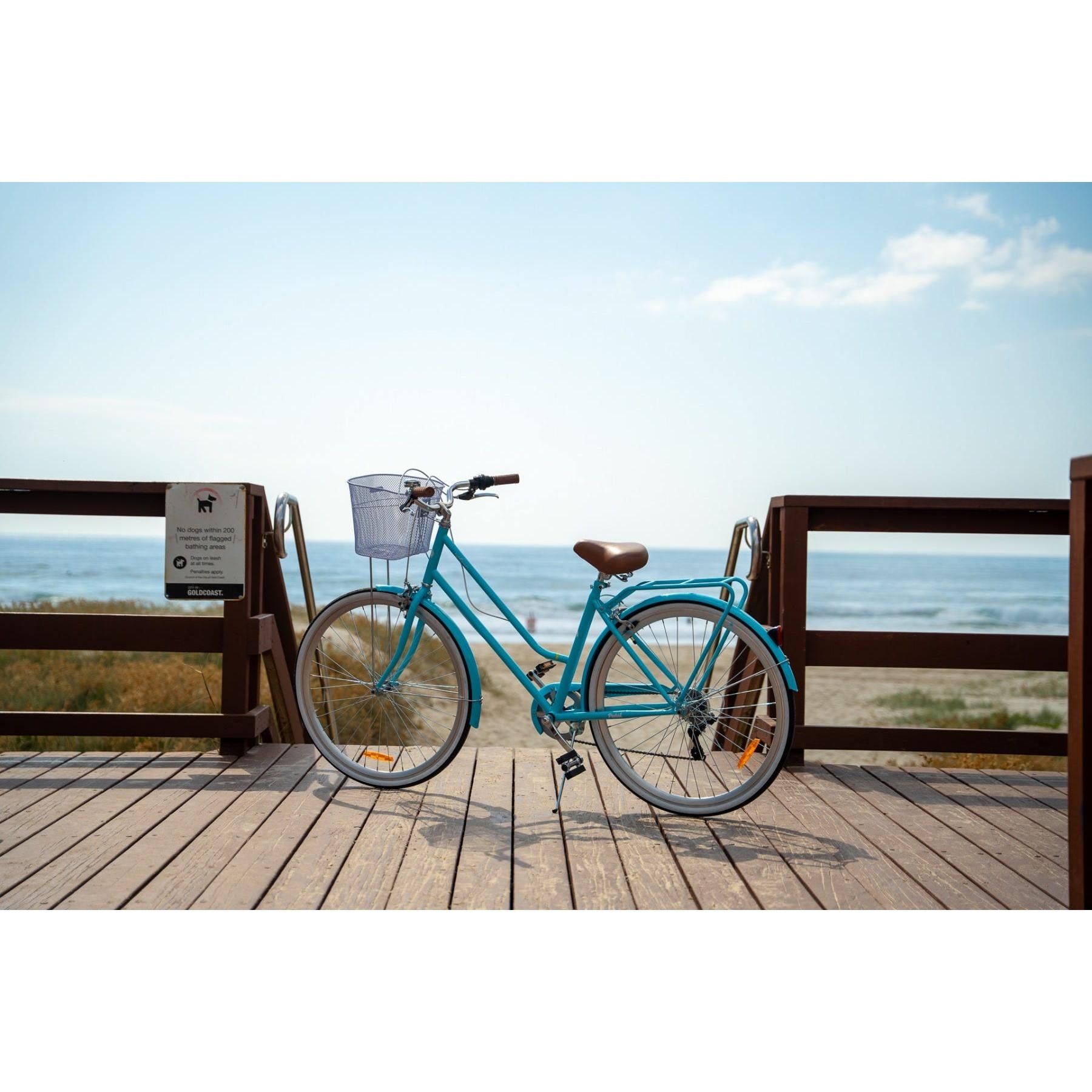 Pedal Uptown Vintage Cruiser Bike Classic Blue