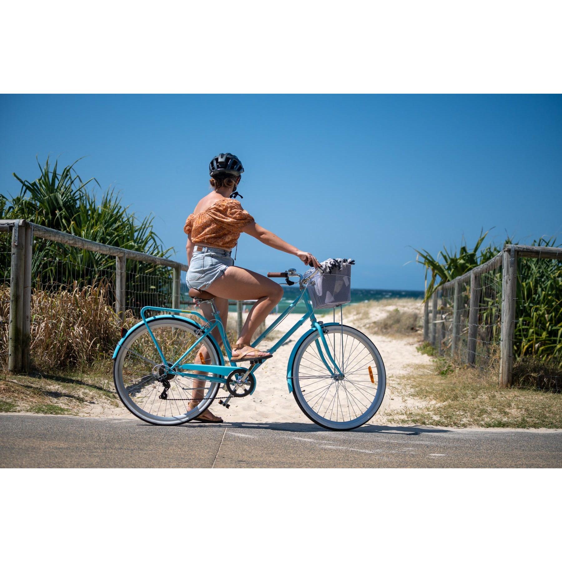 Pedal Uptown Vintage Cruiser Bike Classic Blue