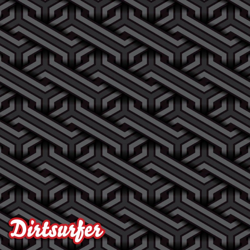 Dirtsurfer GeoWeave Mudguard Blacker