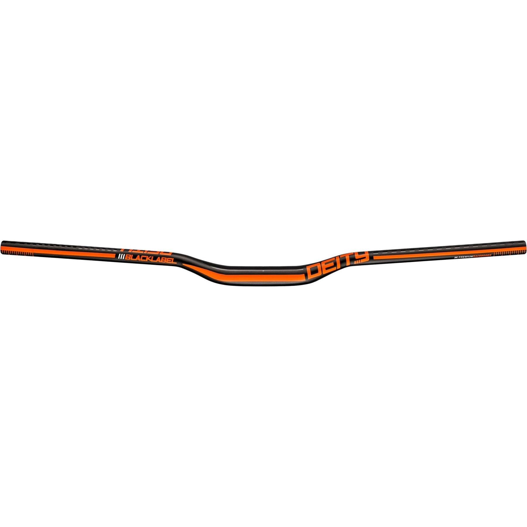 Deity Blacklabel Handlebar 800 x 25mm Rise 31.8mm Bore Orange