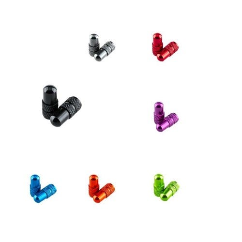 Deity Presta Valve Cap Blue (Pair)