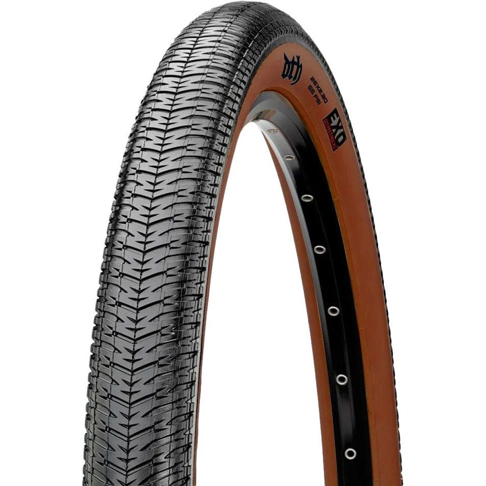 Maxxis DTH Wire Bead BMX Tyre EXO 26 x 2.30'' Tan Wall