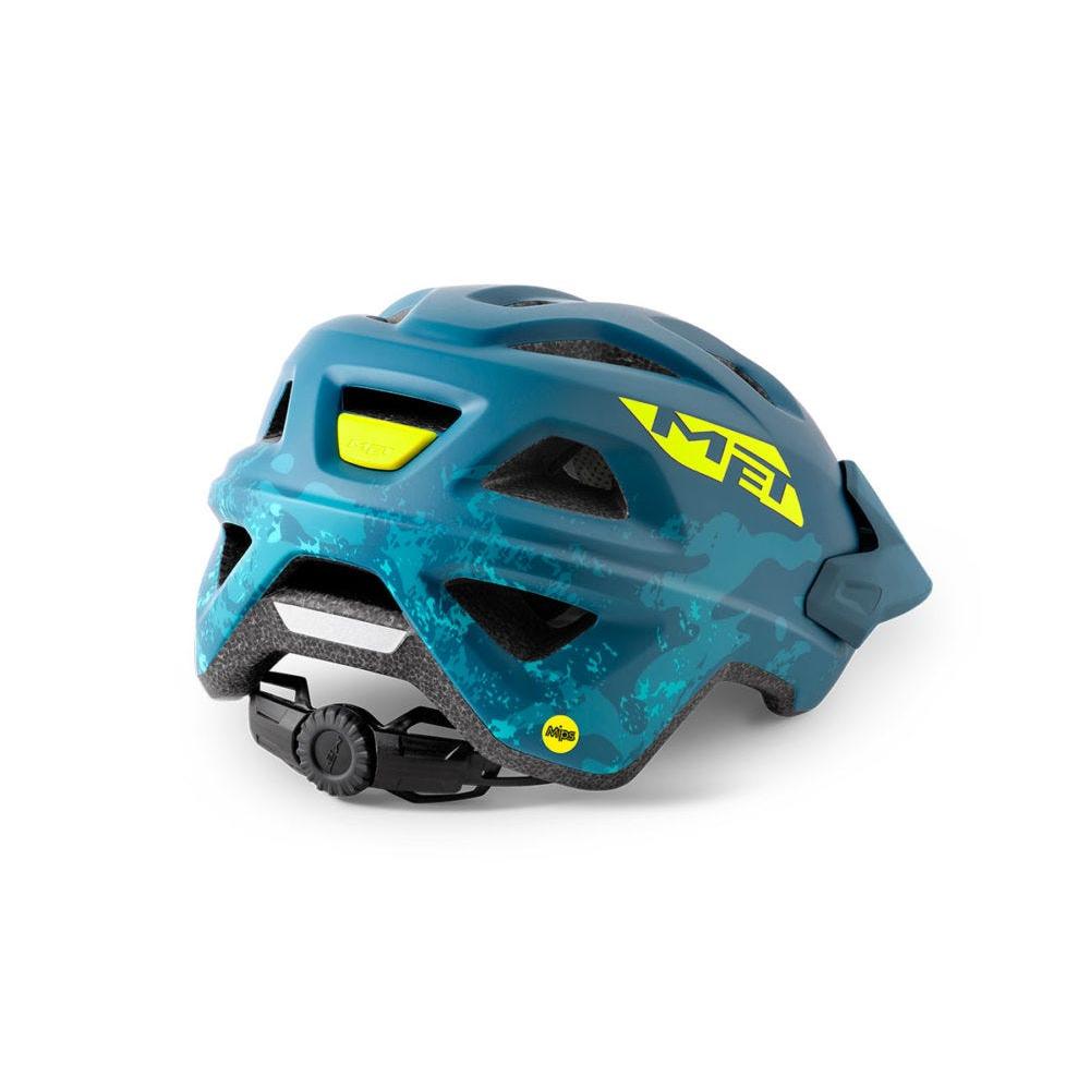 MET Eldar MIPS Youth Helmet Petrol Blue Camo 52-57cm