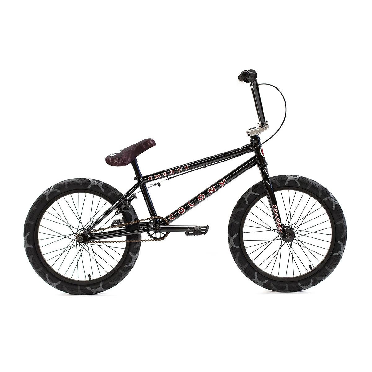 Colony Emerge 20 BMX Bike Black/Grey Camo