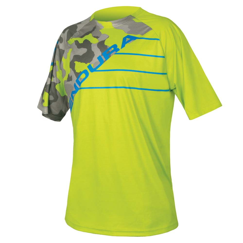 Endura Singletrack Print Tee LTD (Lime Green)