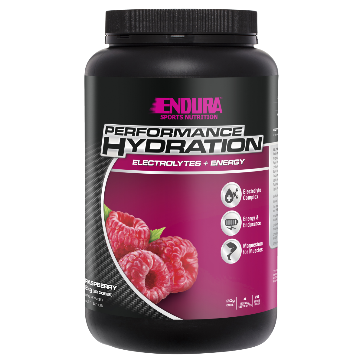 Endura Rehydration Performance Fuel 2kg Raspberry