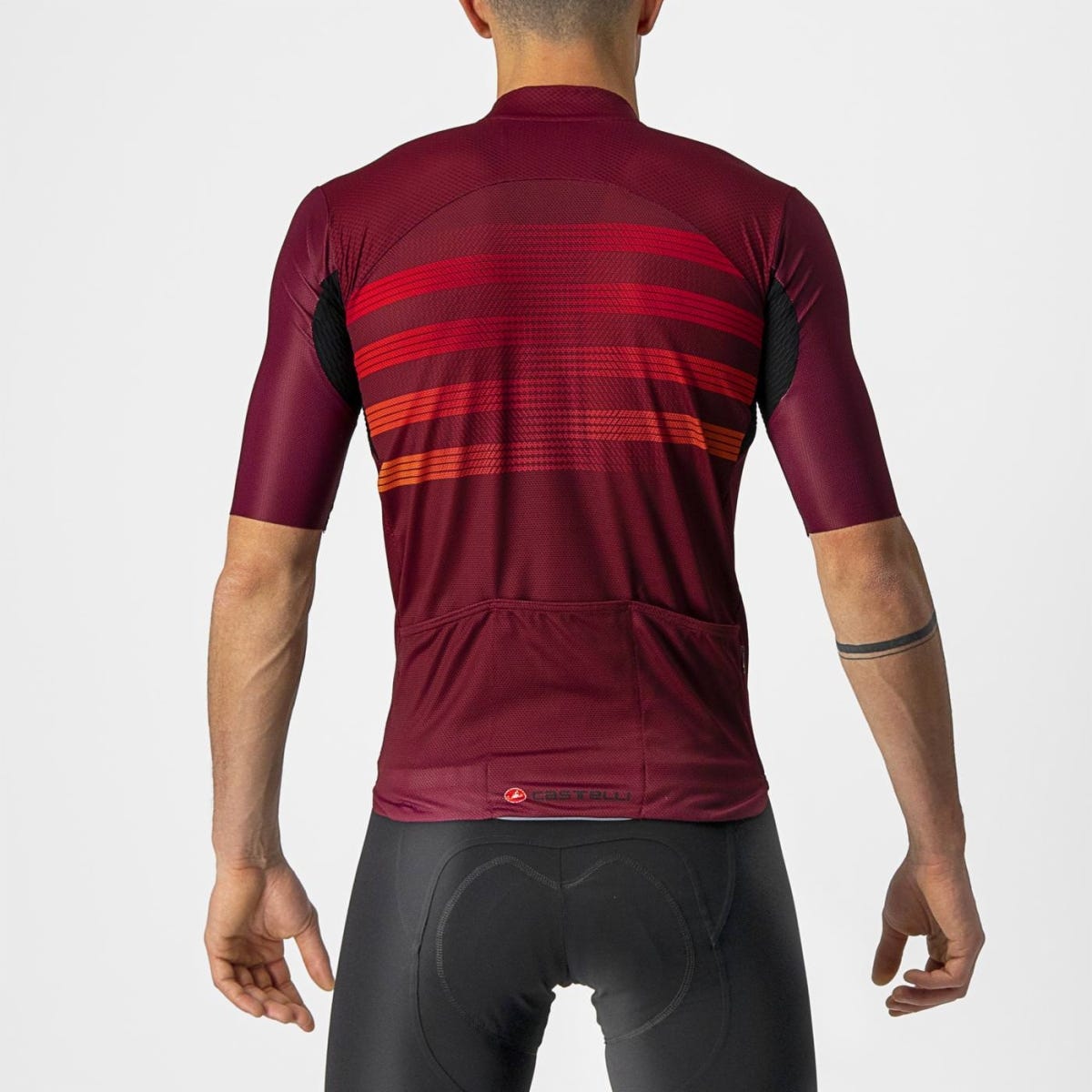 Castelli Endurance Pro Jersey Bordeaux Red/Orange