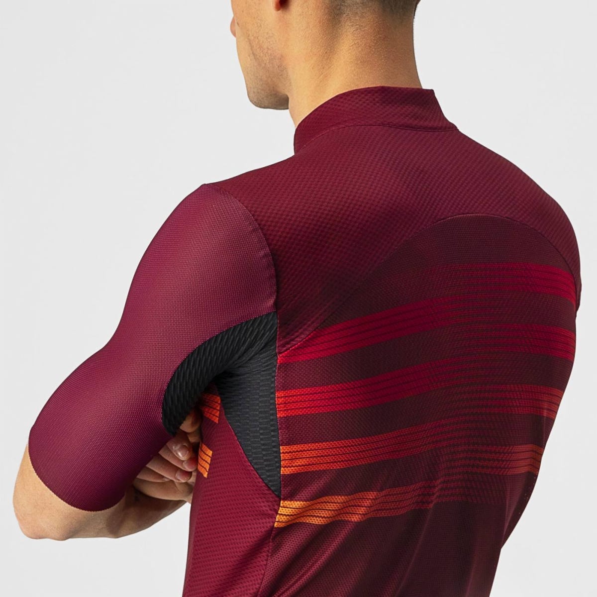 Castelli Endurance Pro Jersey Bordeaux Red/Orange