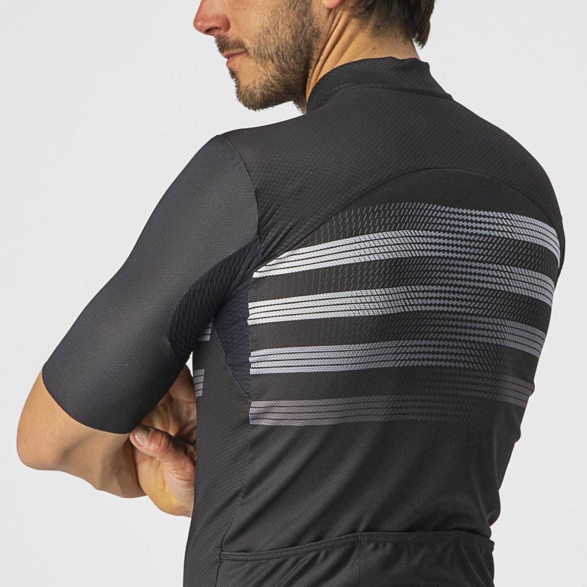 Castelli Endurance Pro Jersey Light Black/White