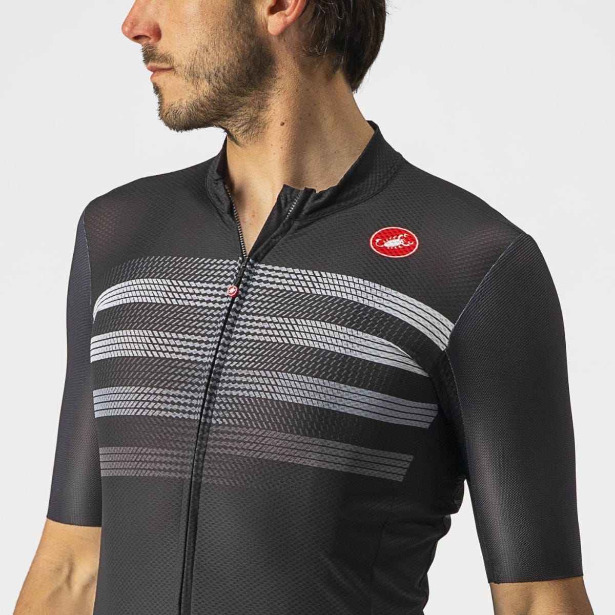 Castelli Endurance Pro Jersey Light Black/White