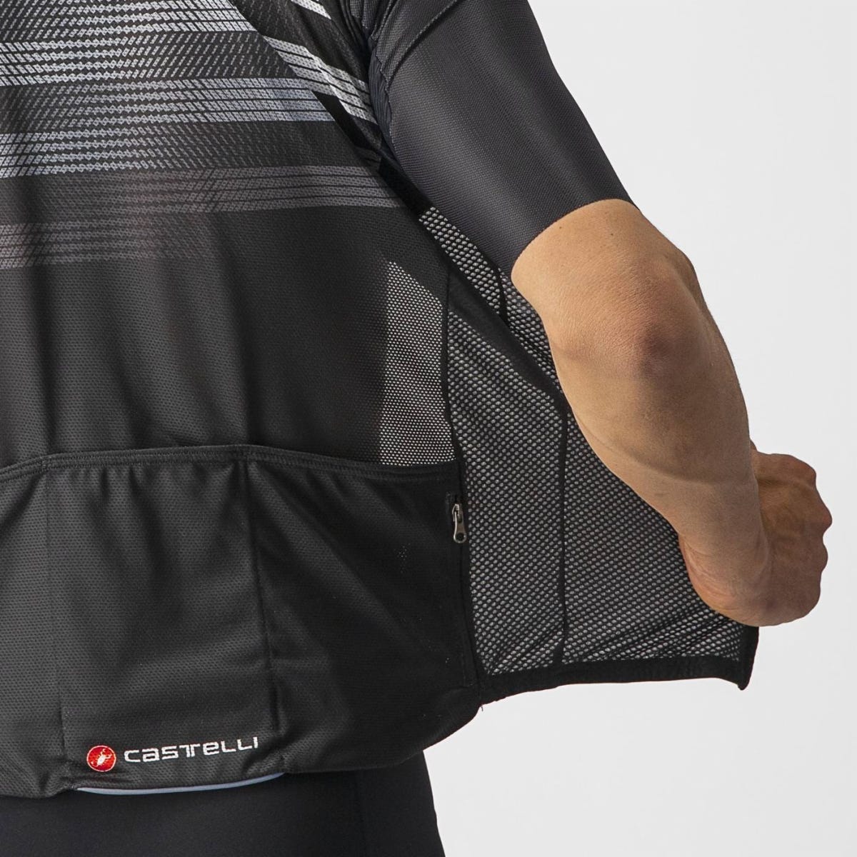 Castelli Endurance Pro Jersey Light Black/White