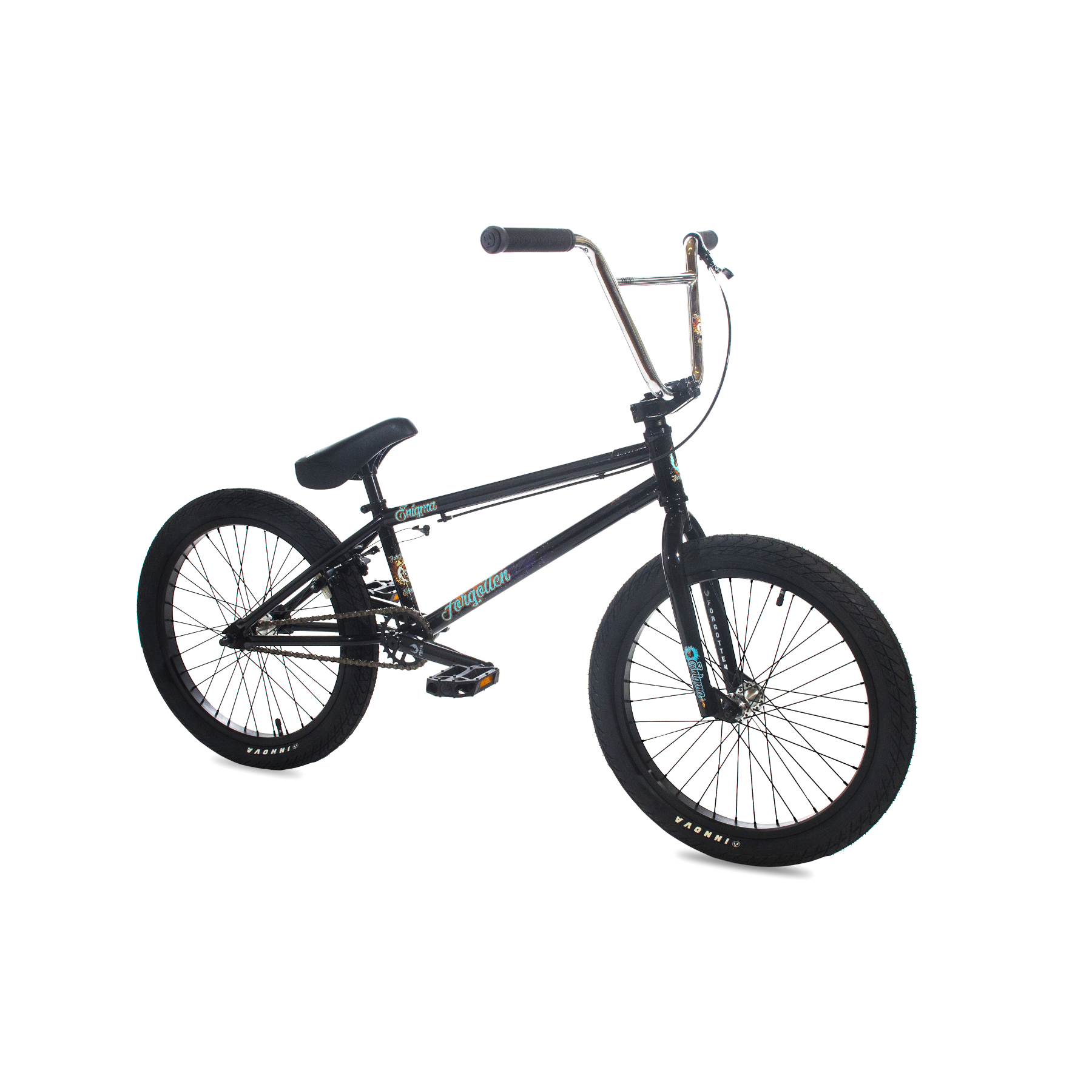 Forgotten Enigma BMX Bike 20.6 Inch TT Gloss Black