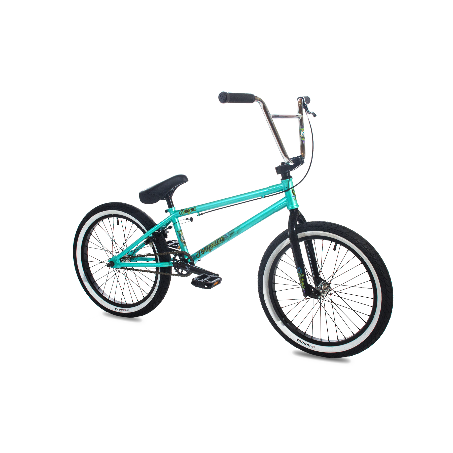 Forgotten Enigma BMX Bike 20.6 Inch TT Gloss Metallic Aqua