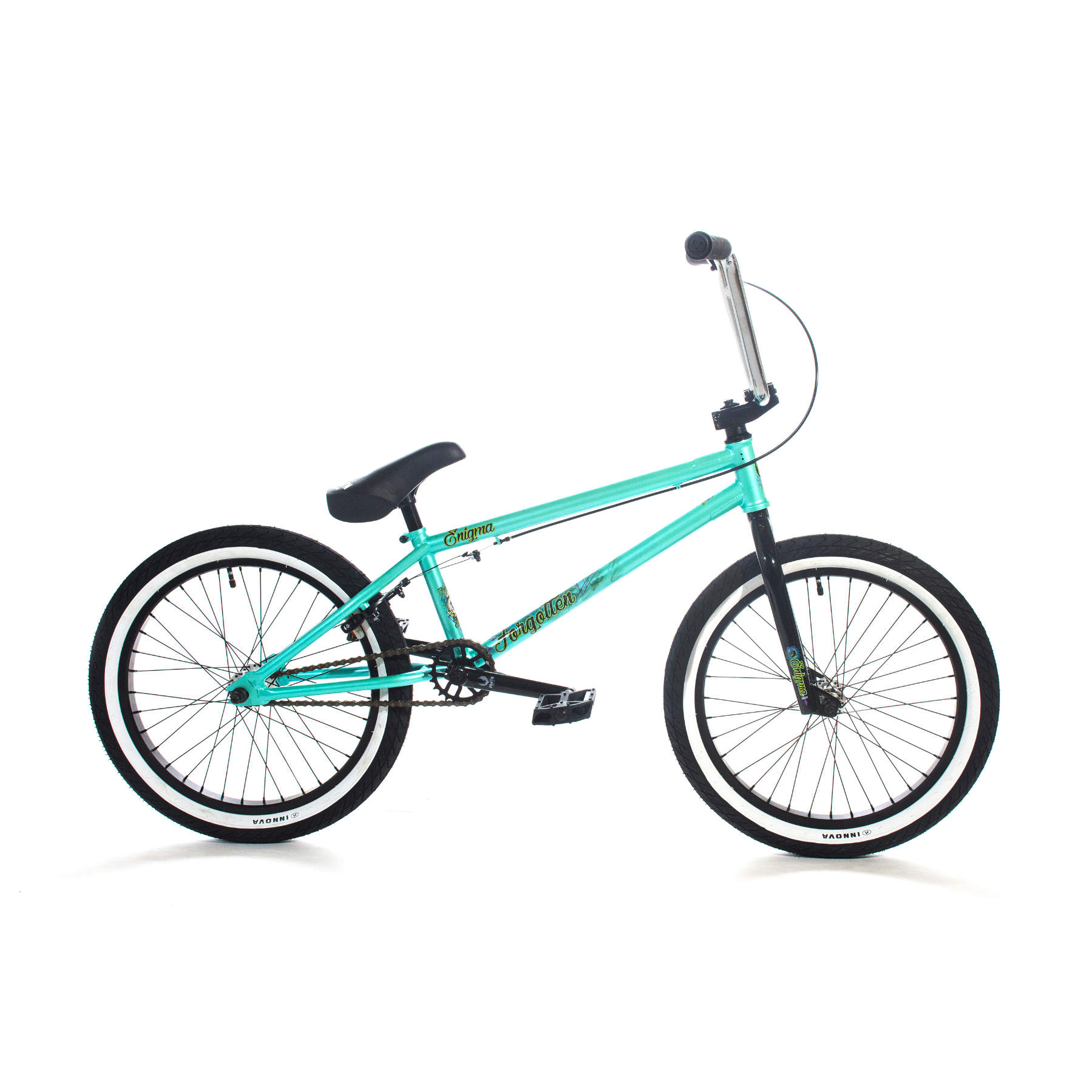 Forgotten Enigma BMX Bike 20.6 Inch TT Gloss Metallic Aqua