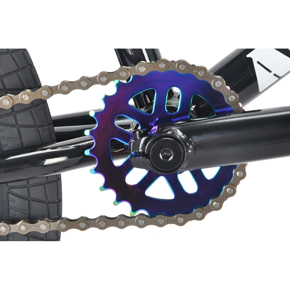 Academy Entrant 20 BMX Bike Gloss Black/Rainbow