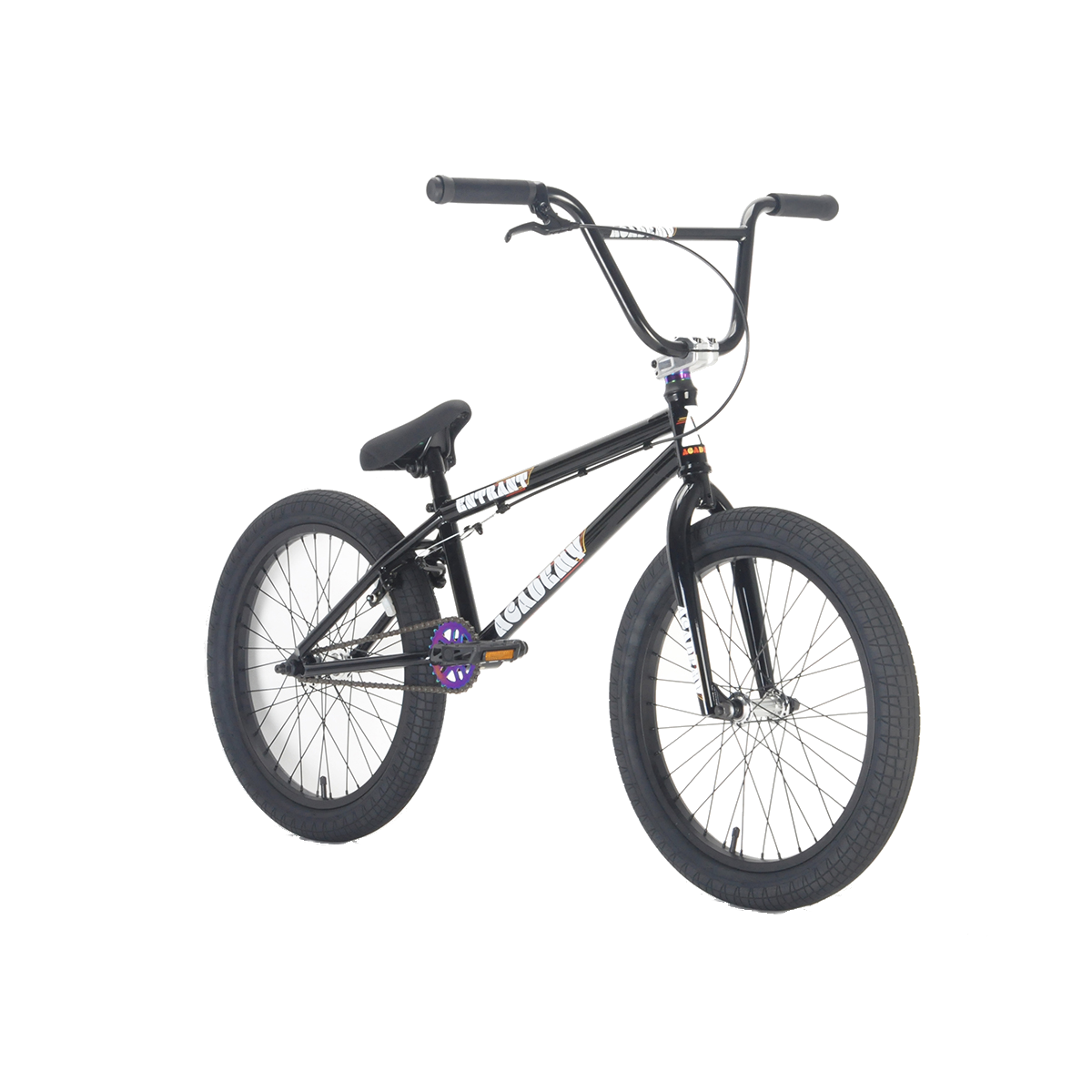 Academy Entrant 20 BMX Bike Gloss Black/Rainbow