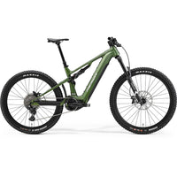 Merida eOne-Sixty 675 Dual Suspension Electric Mountain Bike Silk Fog Green