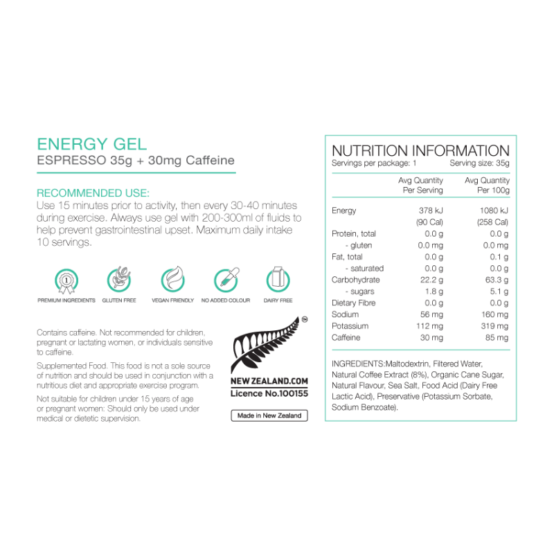 PURE Espresso Energy Gel 35g