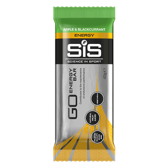 SIS GO Blackcurrant & Apple Mini Energy Bar 40g