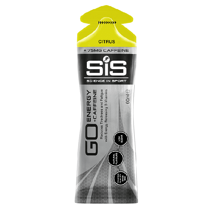 SIS GO PLUS Citrus Caffeinated Isotonic Energy Gel 60mL