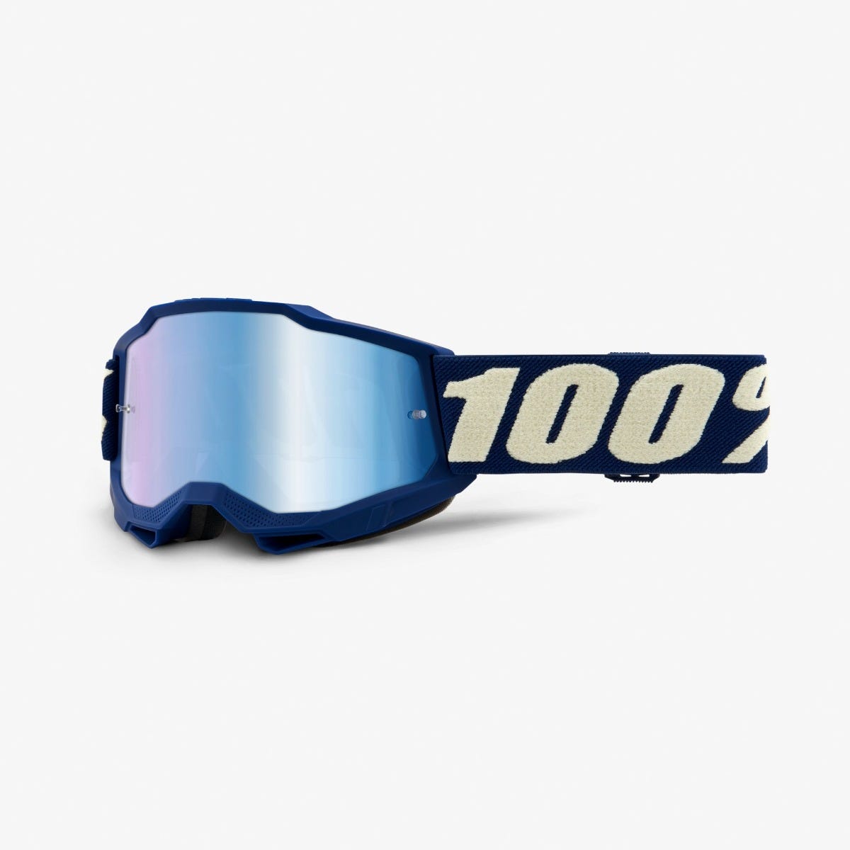 100% Accuri 2 Youth Goggles Deepmarine/Mirror Blue Lens