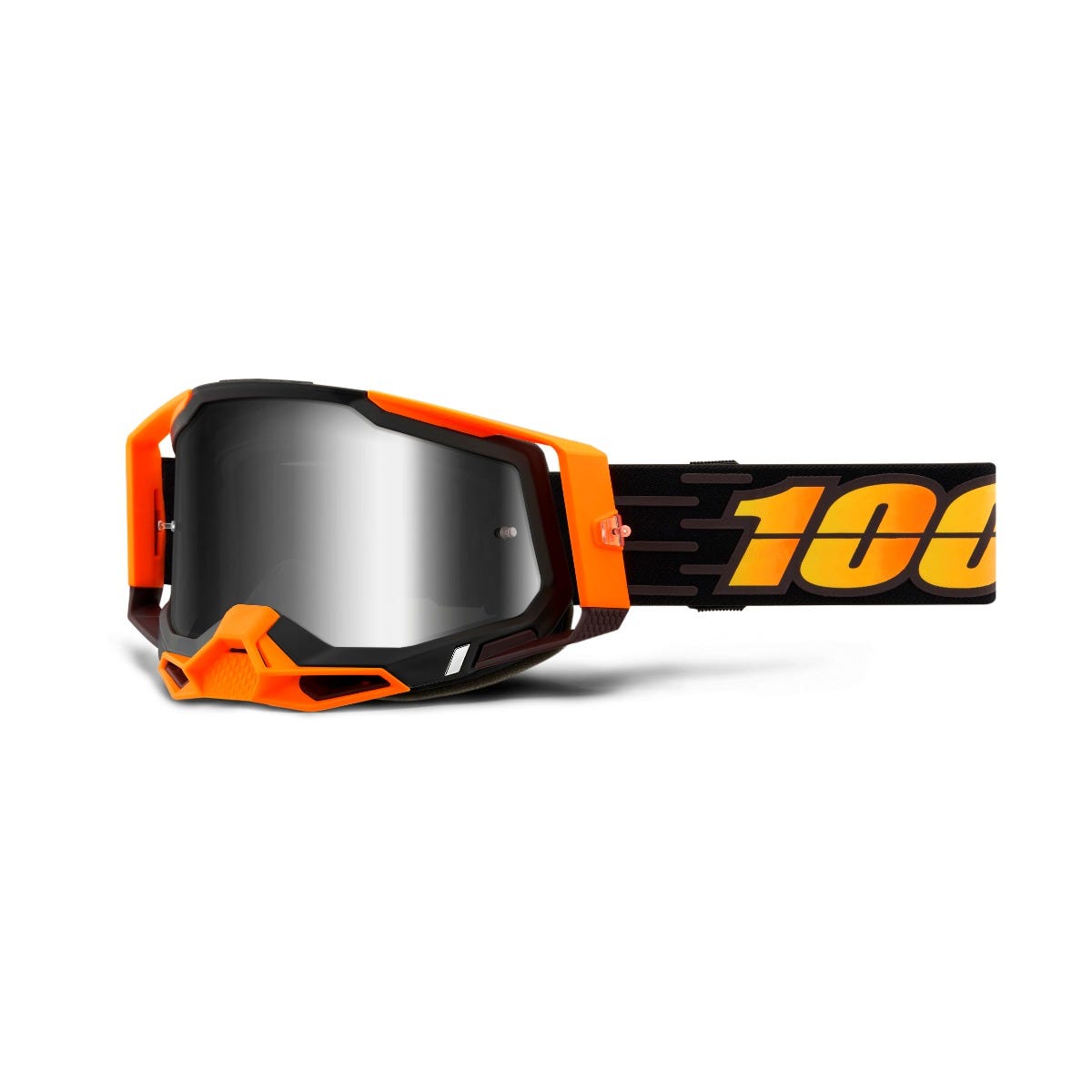 100% Racecraft 2 Goggles Mirror Silver Lens