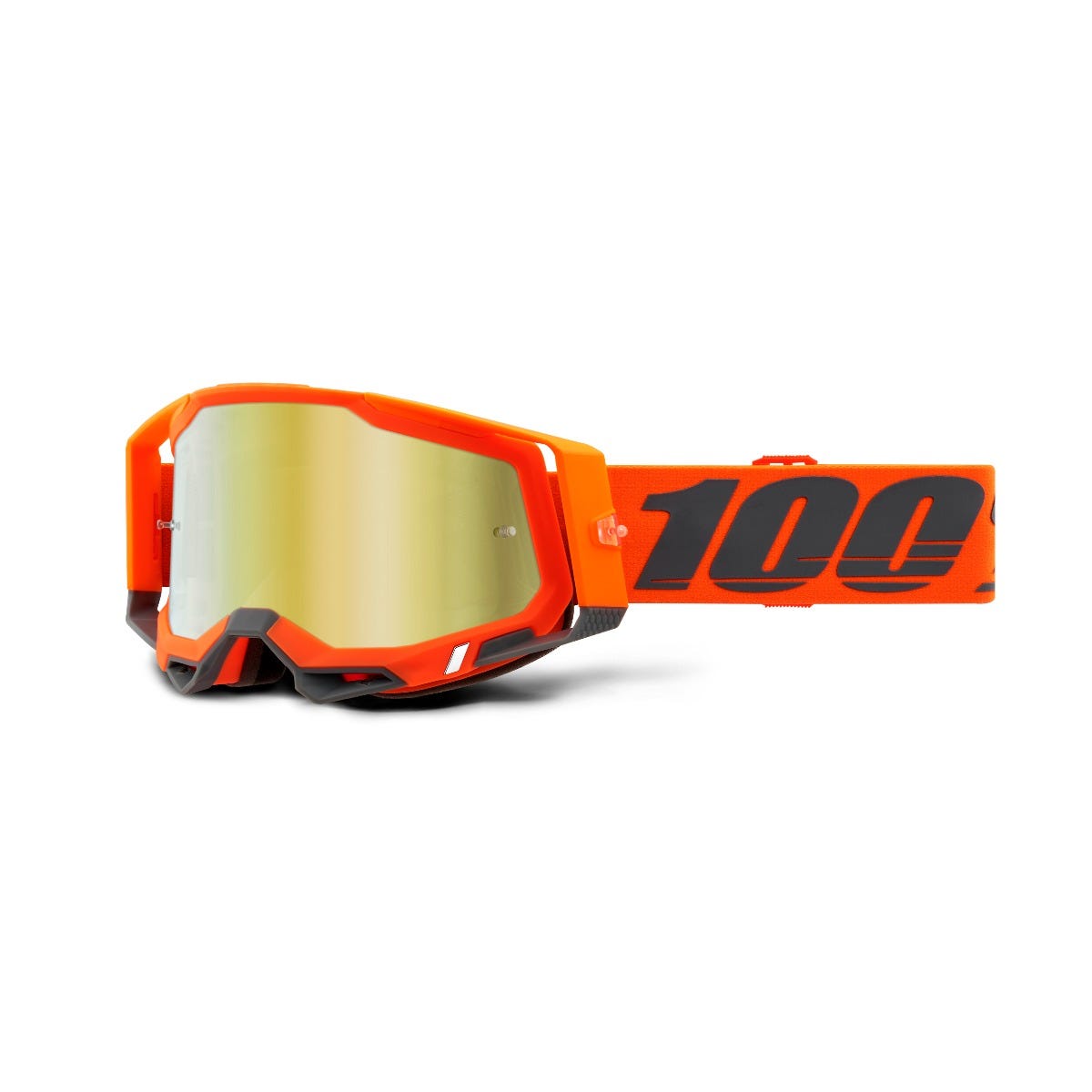 100% Racecraft 2 Goggles Kerv Mirror Gold Lens