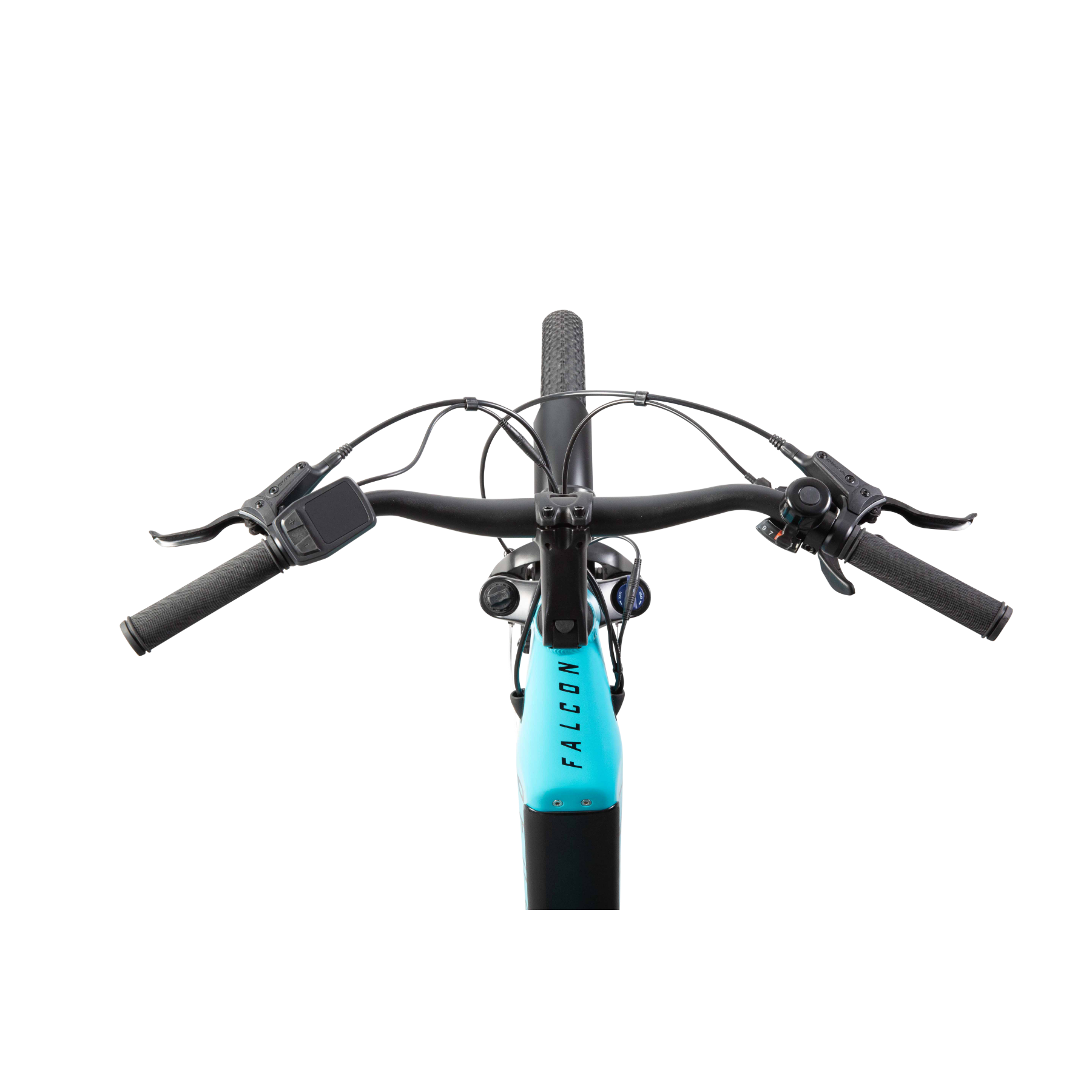 Pedal Falcon 3 Step Through Electric Hybrid Bike Light Blue
