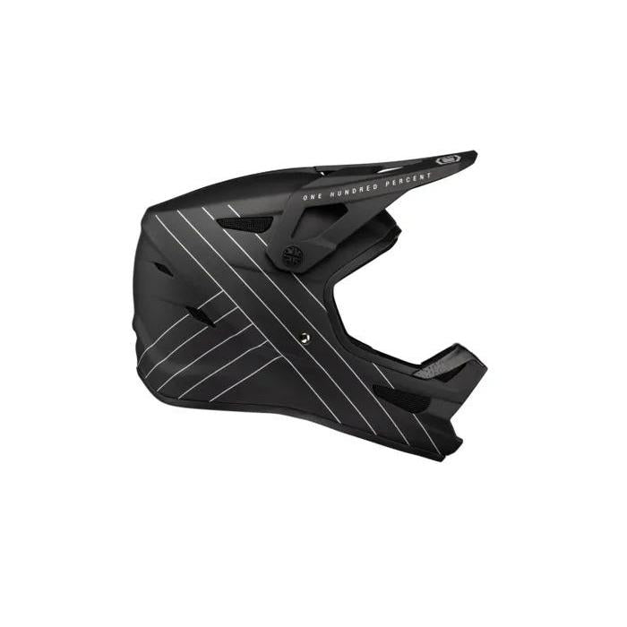100% Status Fullface Helmet Black