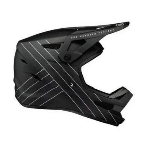 100% Status Full Face Youth Helmet Black