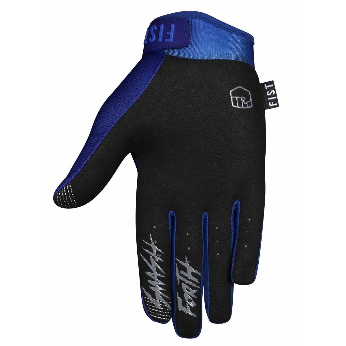 FIST Full Finger MTB Gloves Blue Stocker