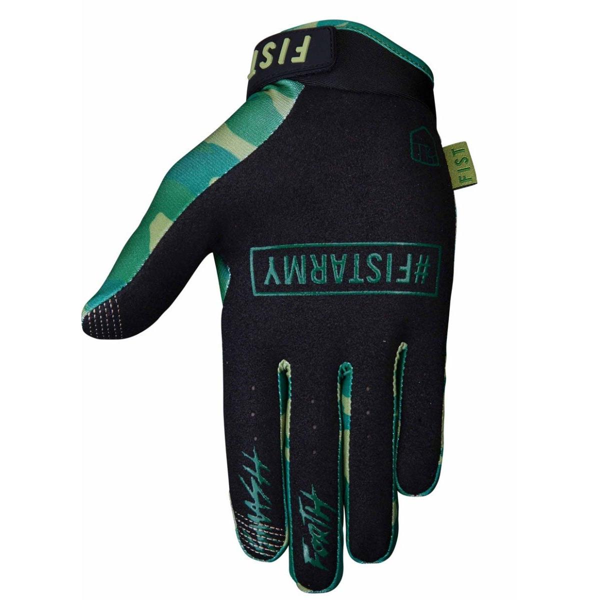 FIST Full Finger Youth MTB Gloves Camo Stocker