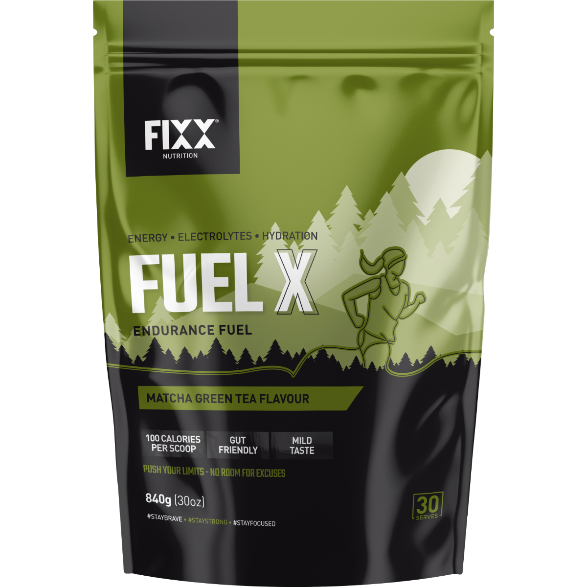 FIXX Fuel X Drink Mix 840g Bag Matcha