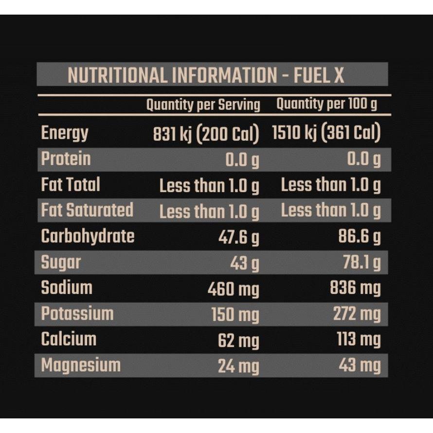 FIXX Fuel X Drink Mix 840g Bag Matcha