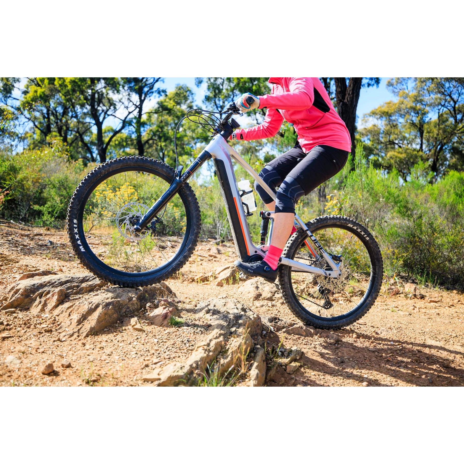 Cube Stereo Hybrid 160 HPC SL 750 27.5 Dual Suspension Electric Mountain Bike Polar Silver 'n' Orange