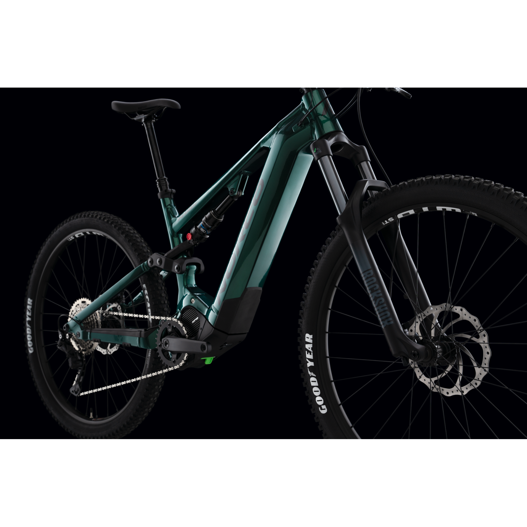 Norco Fluid VLT A2 Electric Dual Suspension Mountain Bike Green/Black - 720Wh Battery Included