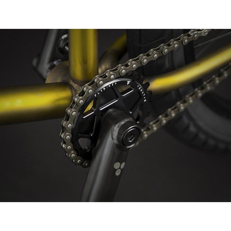 Fly Omega Freecoaster BMX Bike 21" TT Flat Trans Gold