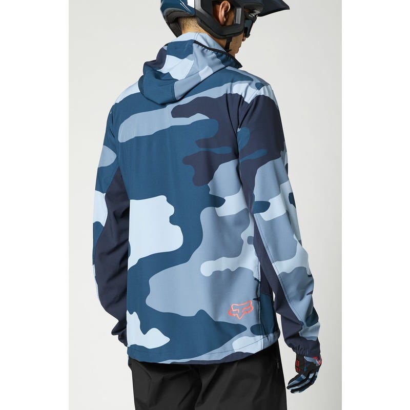 FOX Ranger Refuel Wind Pullover Blue Camo