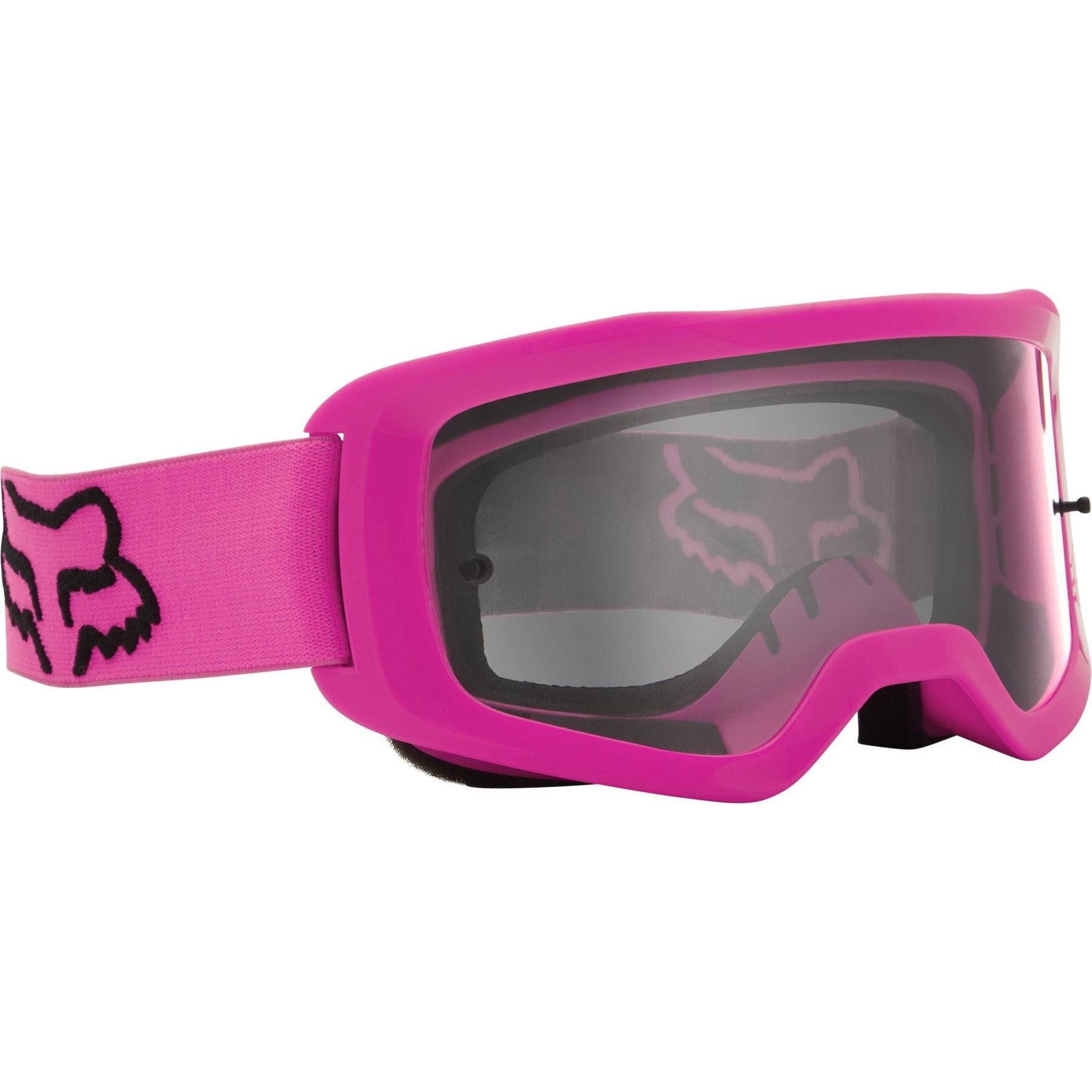 FOX Main Stray Youth Goggle Pink with Clear Lens