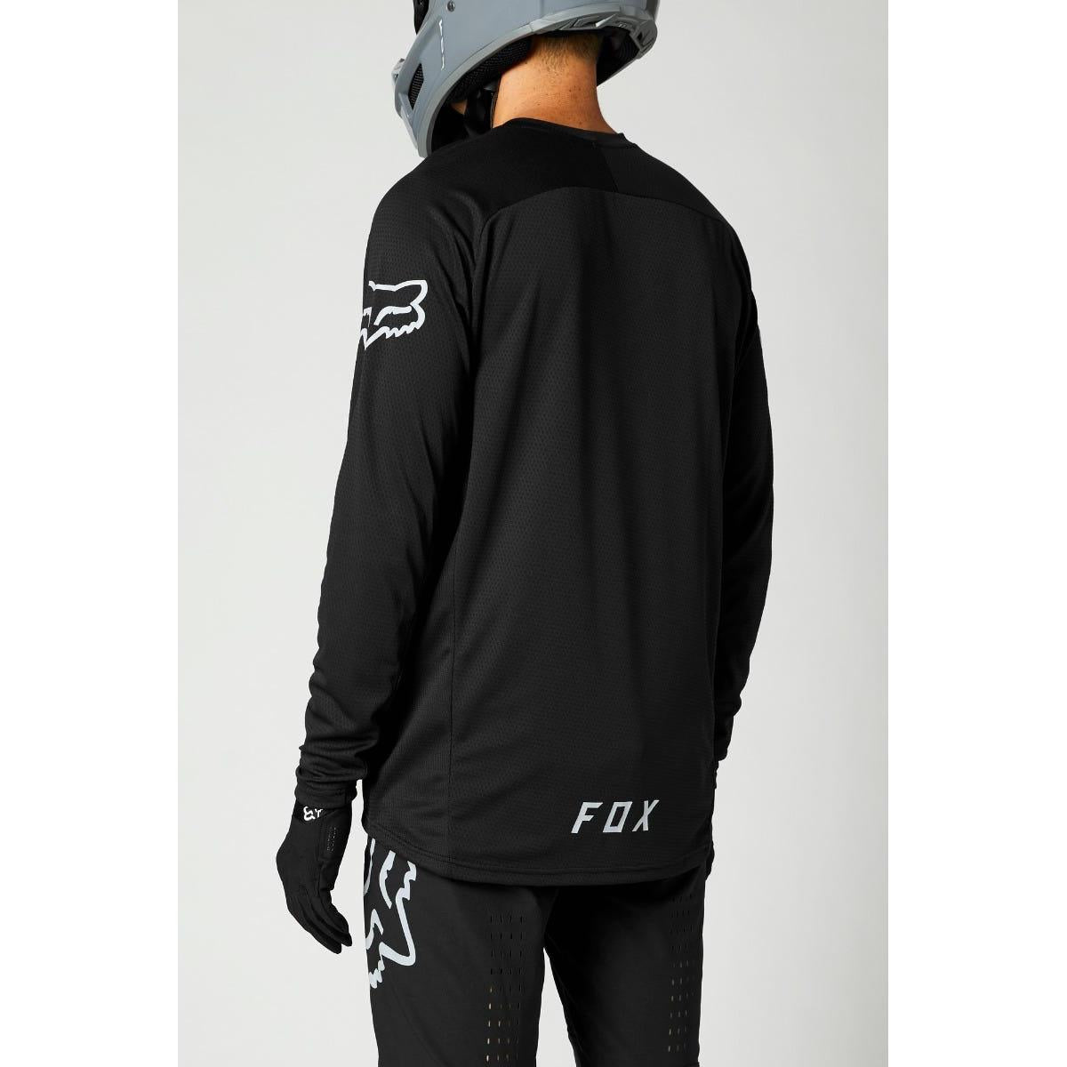 FOX Defend Delta Long Sleeve Jersey Black