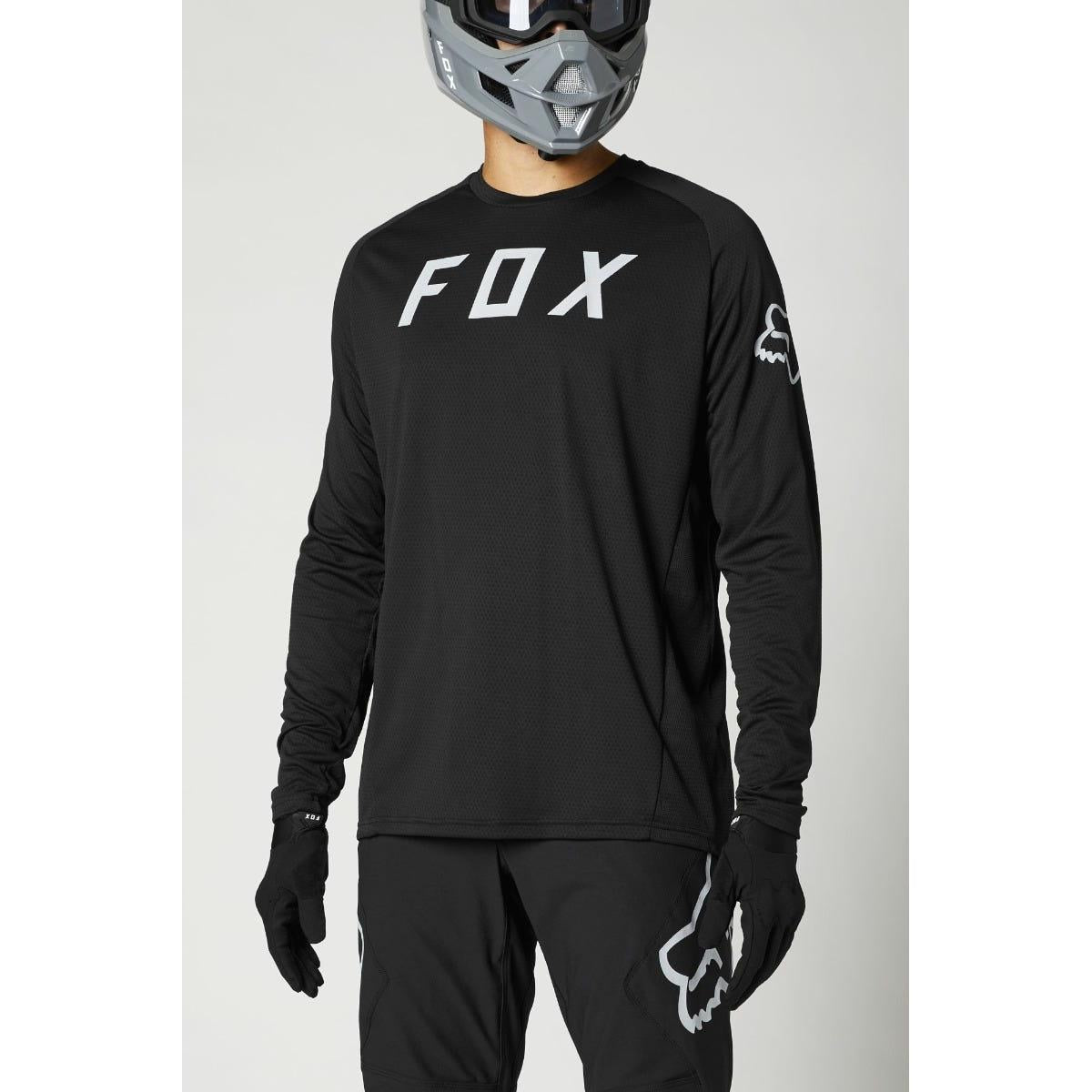 FOX Defend Delta Long Sleeve Jersey Black
