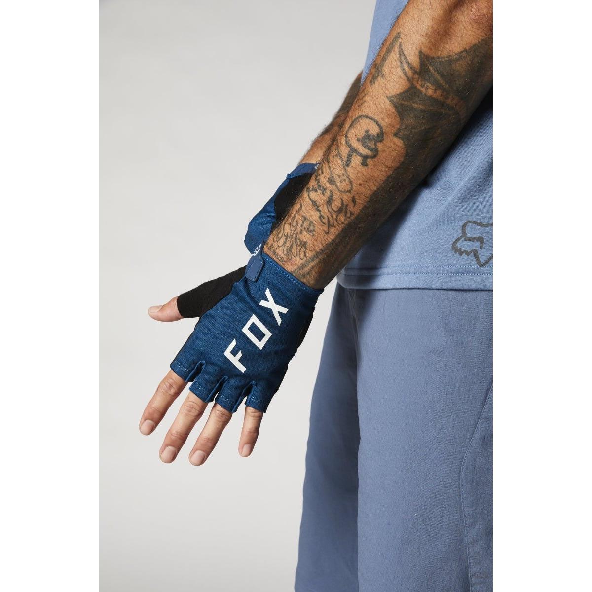 FOX Ranger Gel Short Finger Gloves Matte Blue