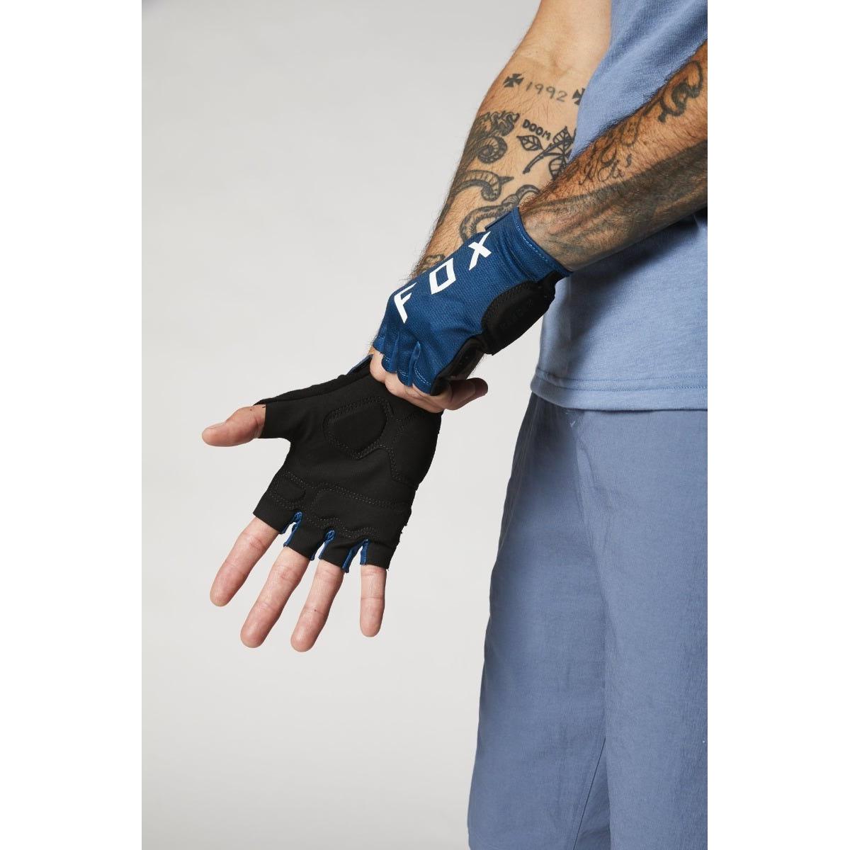 FOX Ranger Gel Short Finger Gloves Matte Blue