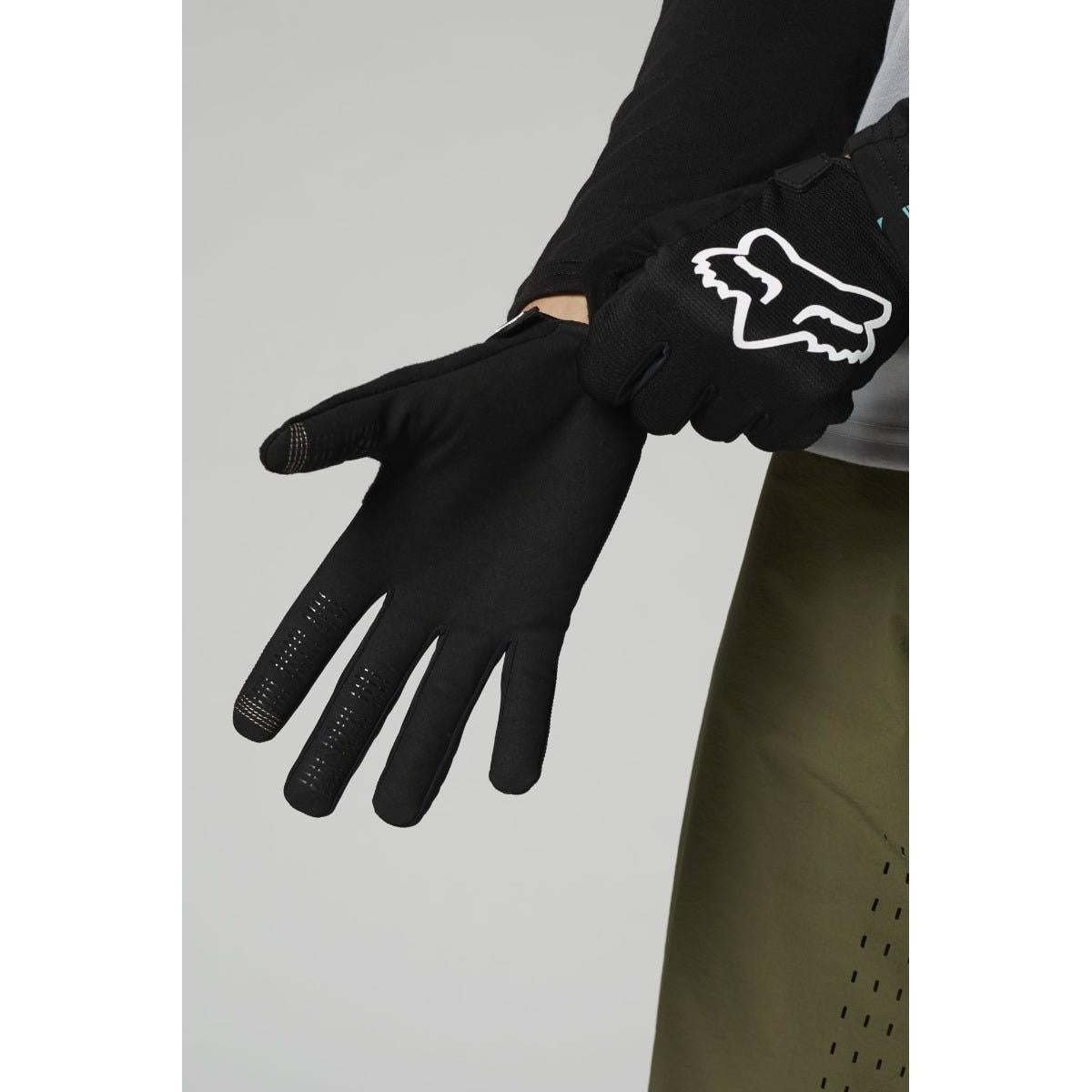FOX Ranger Full Finger Youth Gloves Black 2023